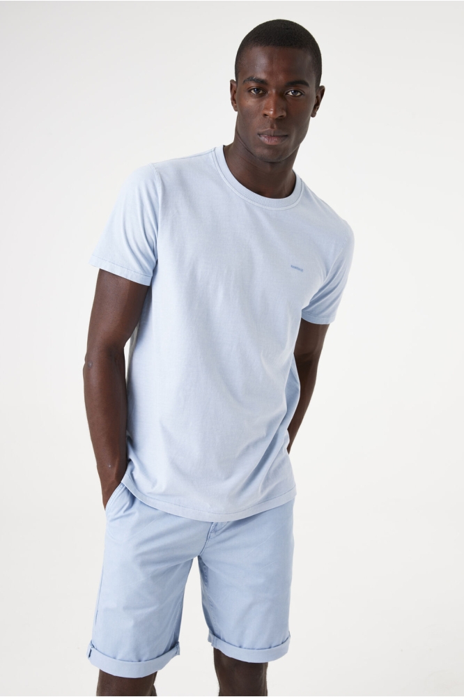 CHINOSHORT Z1129 1863 DUSTY BLUE